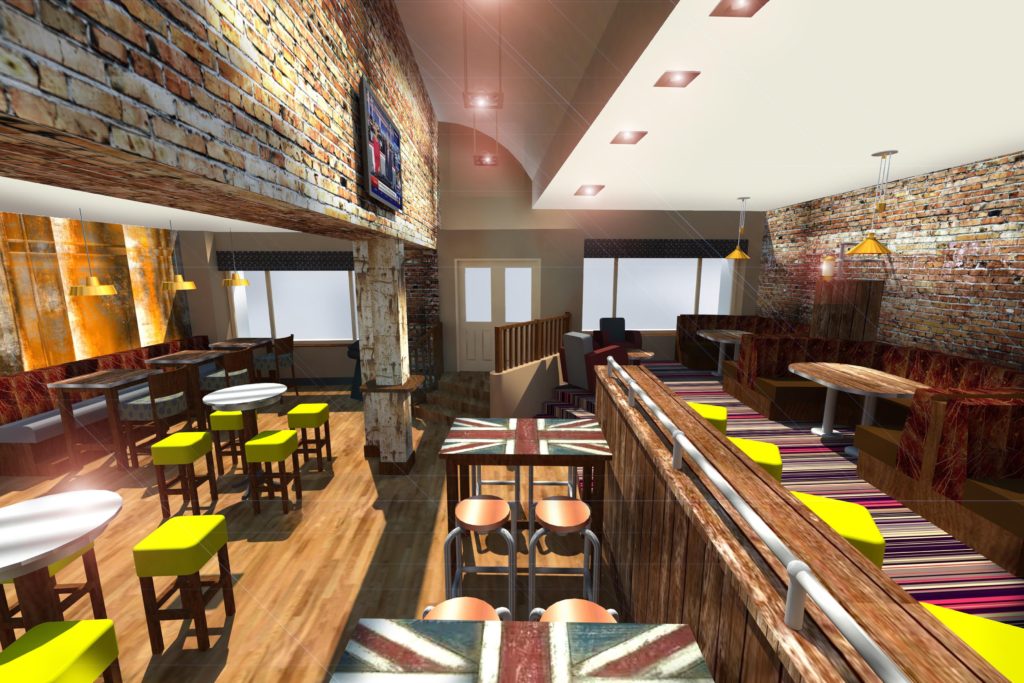 Urban Sports Bar Concept Visualisation Mood Board Innsight Design