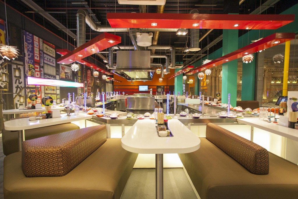 Japanese restaurant YO Sushi Aberdeen transformed